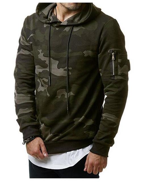 Classic Camo Hoodie for Men – Urban Street Style Pullover