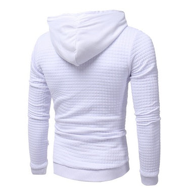 Men’s Square Pattern Hoodie – Elevated Comfort, Everyday Look.