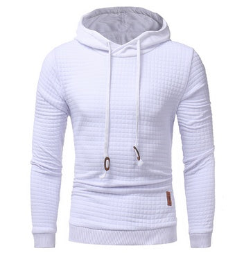 Men’s Square Pattern Hoodie – Elevated Comfort, Everyday Look.