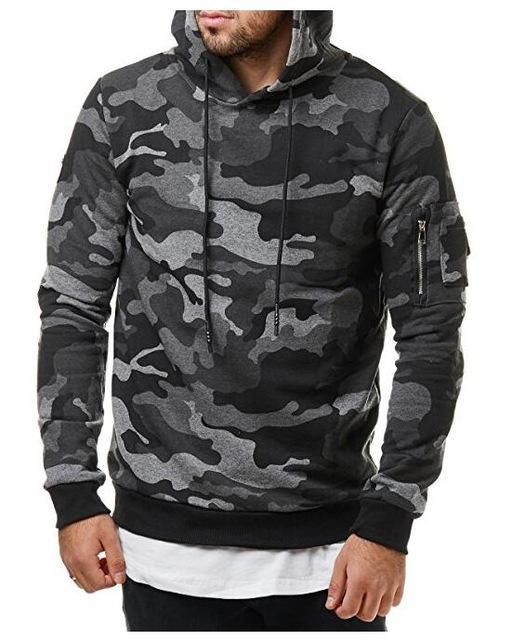 Classic Camo Hoodie for Men – Urban Street Style Pullover