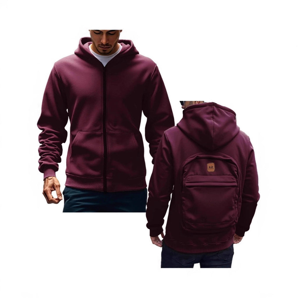 Casual Hoodie with Back Pocket – Smart, Stylish & Unique.