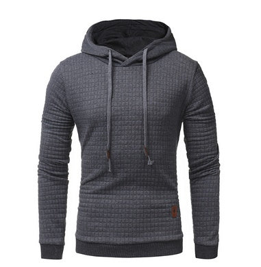 Men’s Square Pattern Hoodie – Elevated Comfort, Everyday Look.