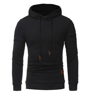 Men’s Square Pattern Hoodie – Elevated Comfort, Everyday Look.