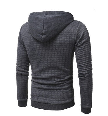 Men’s Square Pattern Hoodie – Elevated Comfort, Everyday Look.