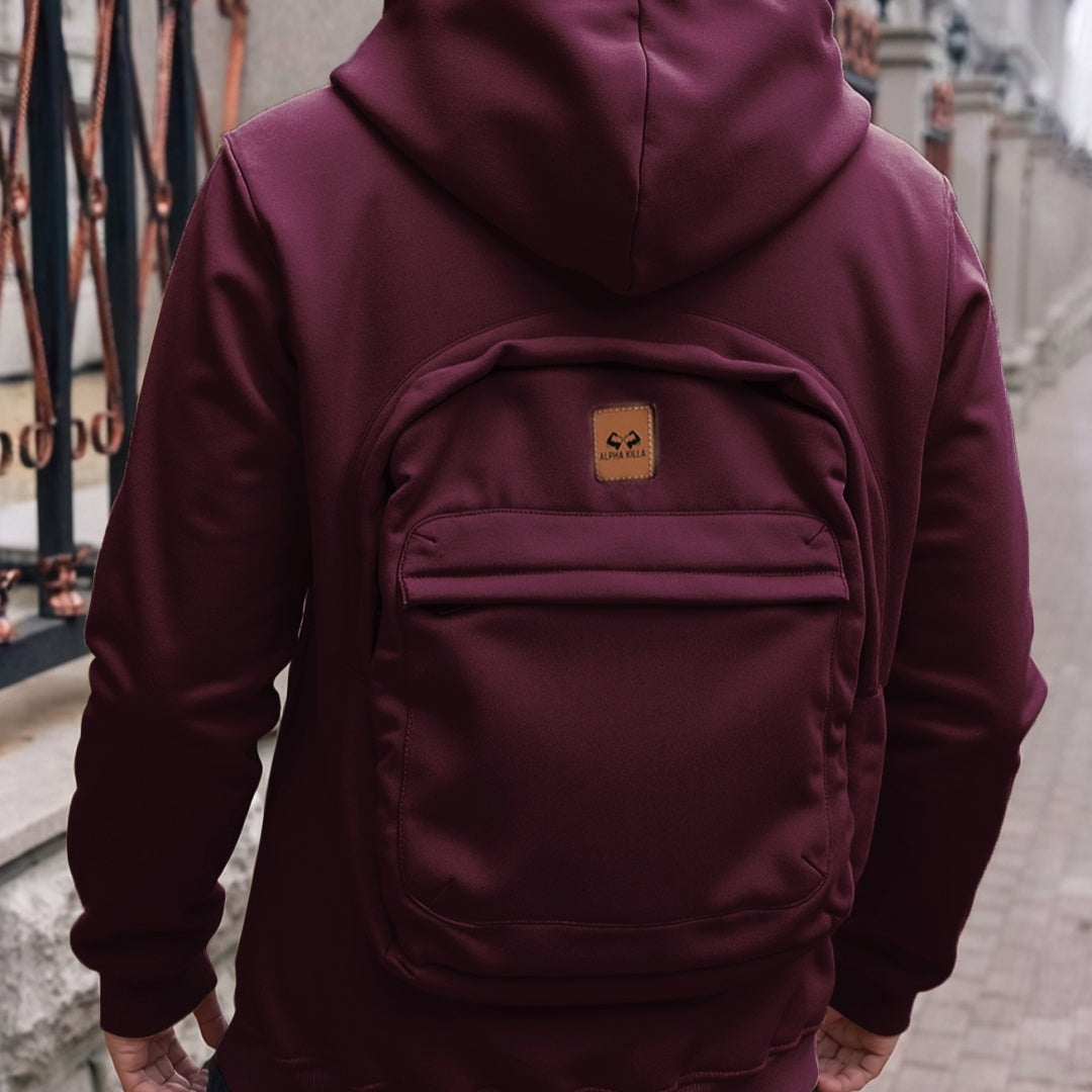 Casual Hoodie with Back Pocket – Smart, Stylish & Unique.