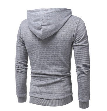 Men’s Square Pattern Hoodie – Elevated Comfort, Everyday Look.