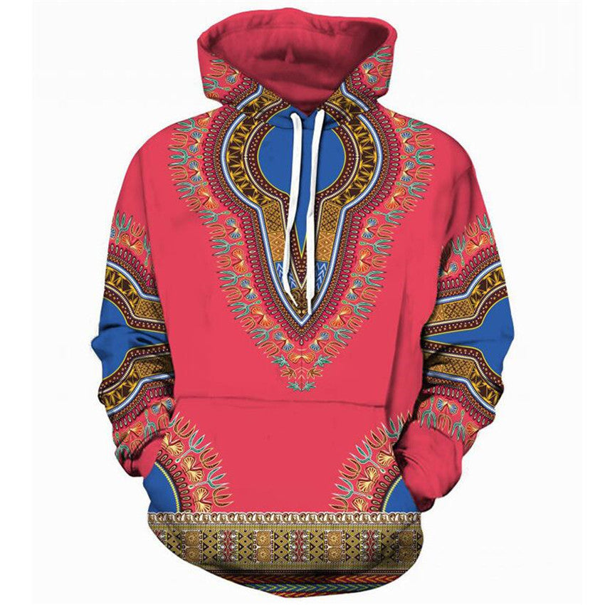 African. Tribal Print Hoodie – Stand Out in Comfort & Style