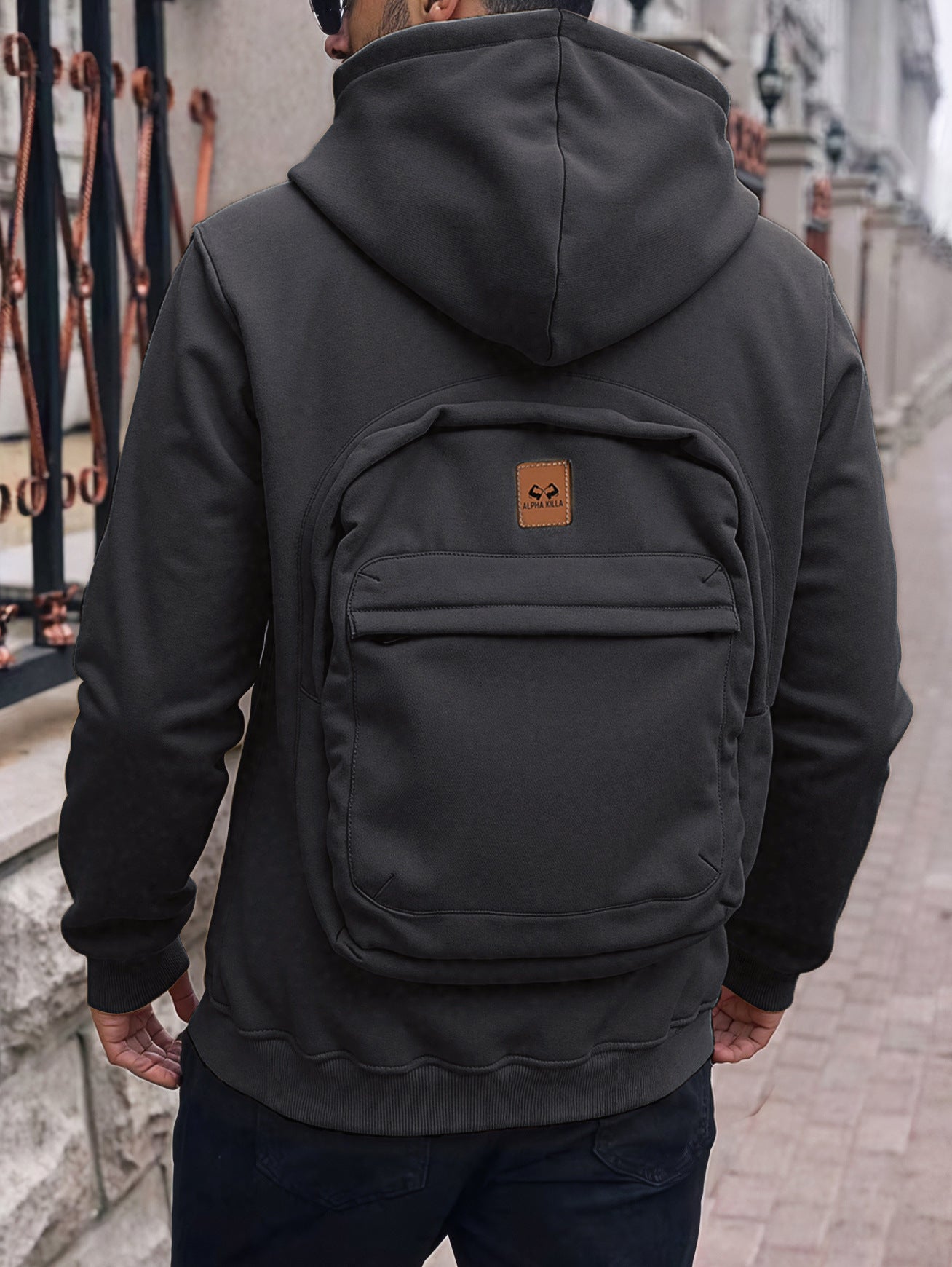 Casual Hoodie with Back Pocket – Smart, Stylish & Unique.