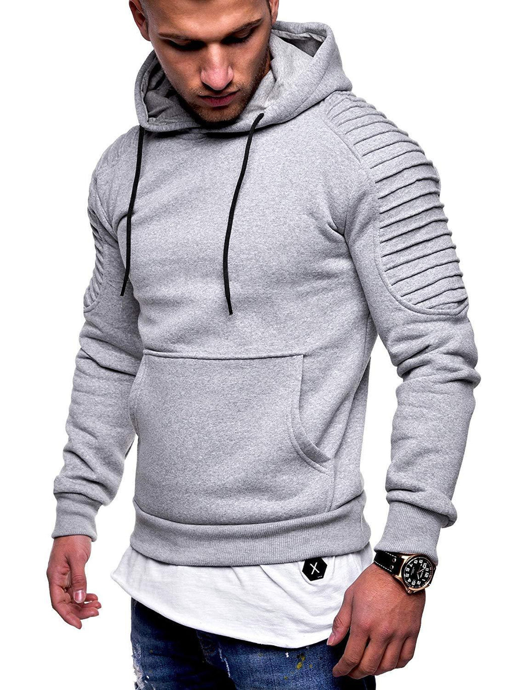 Men’s Striped Hoodie – Modern Style, Effortless Comfort.