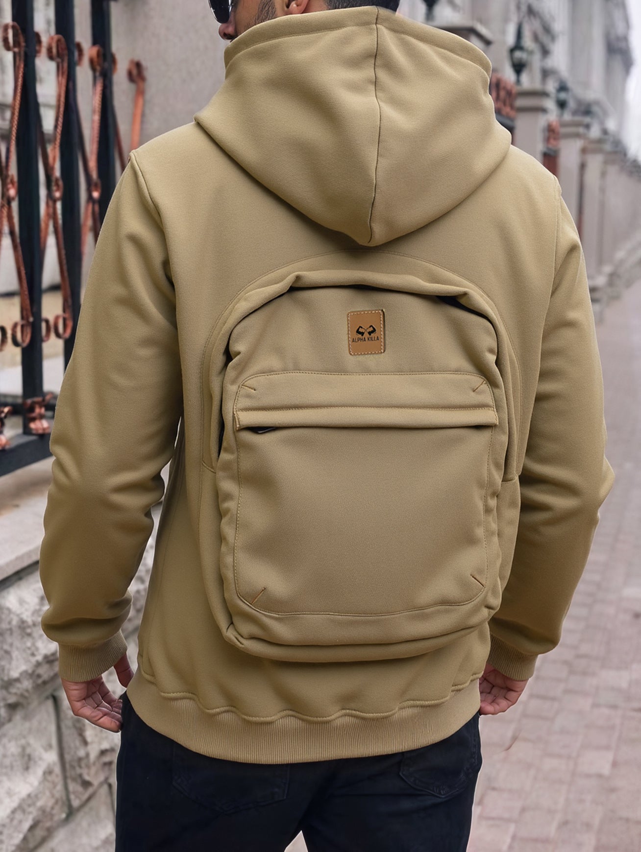Casual Hoodie with Back Pocket – Smart, Stylish & Unique.