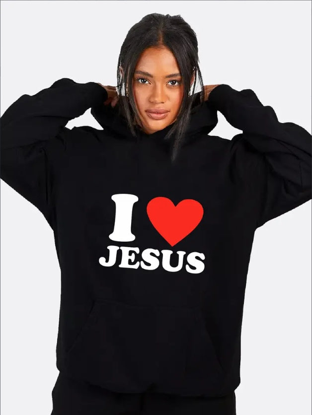 Casual Christian Hoodie – Wear Your Faith with Love