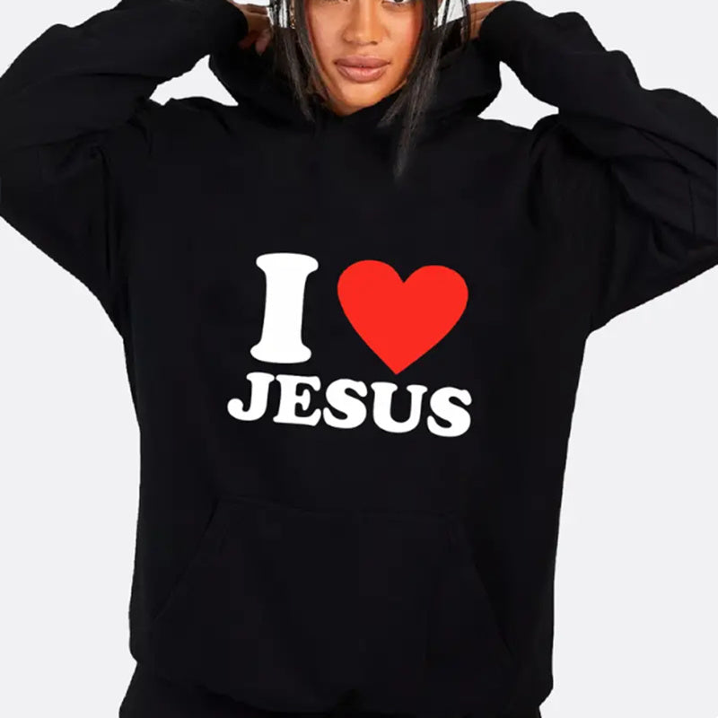 Casual Christian Hoodie – Wear Your Faith with Love