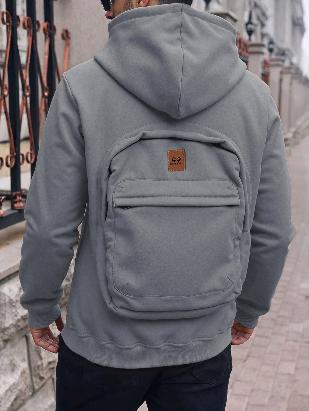 Casual Hoodie with Back Pocket – Smart, Stylish & Unique.