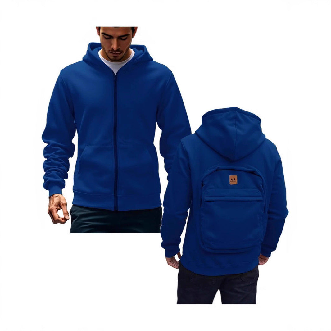 Casual Hoodie with Back Pocket – Smart, Stylish & Unique.