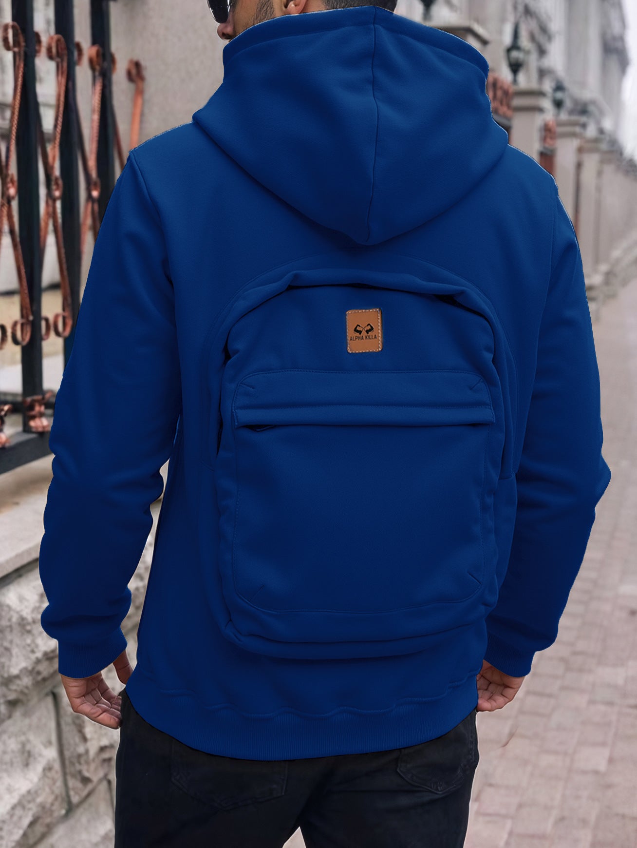 Casual Hoodie with Back Pocket – Smart, Stylish & Unique.